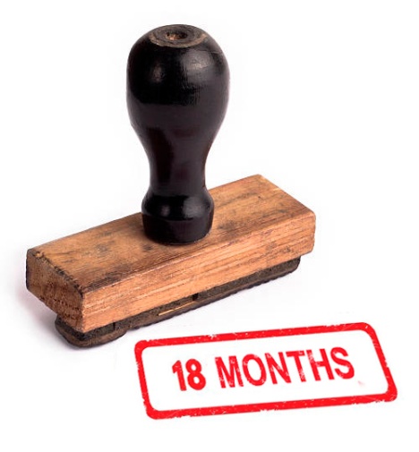 18 months stamp